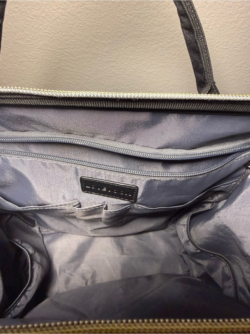 LOVEVOOK Black Backpack with Gold Hardware — Women's Everyday Bag - Picture 6 of 8